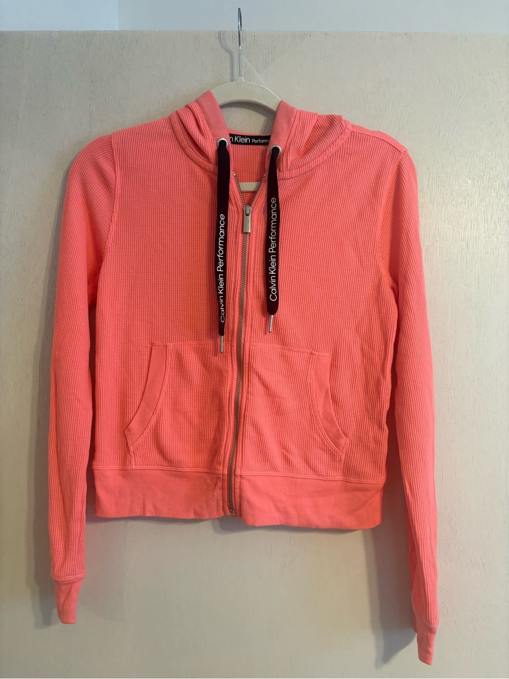 Calvin Klein Performance Coral Full-Zip Hoodie